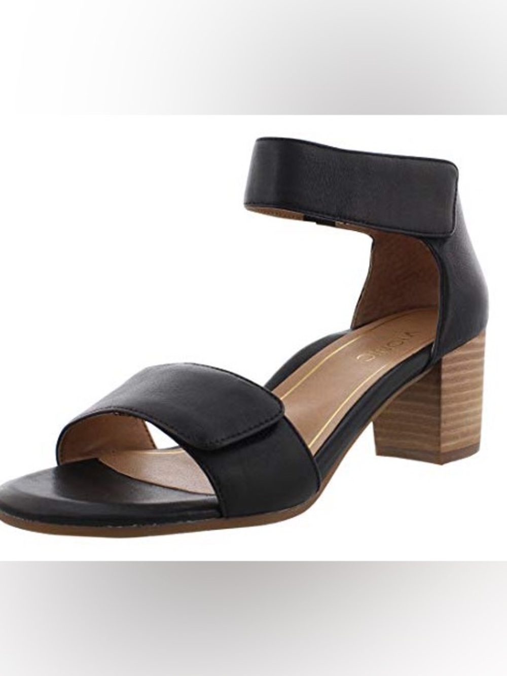 Vionic Solana Black Calf Sandal, Size 8.5 - Picture 2 of 7